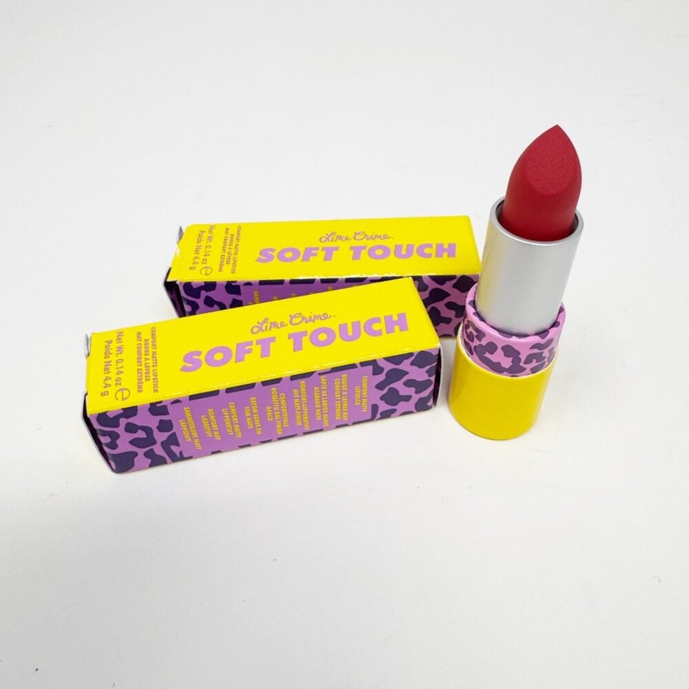 Lime Crime RADICAL RED vegan soft touch comfort matte lipcolor lipstick  NEW